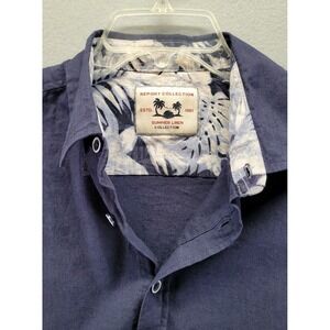 Report Collection Resort Linen Blend Womens Size Large Classic Minimalist